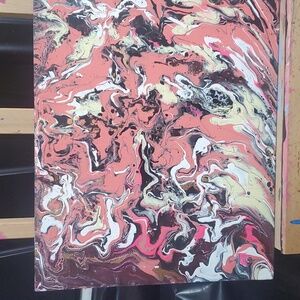 Acrylic paint, Hand painted 11x14 Flat canvas